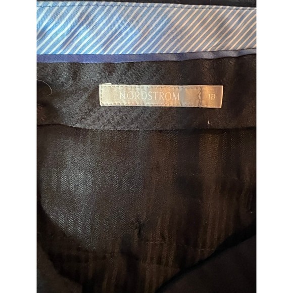 Nordstrom Men’s Dress Pants | Black | Size 18 - Picture 2 of 4